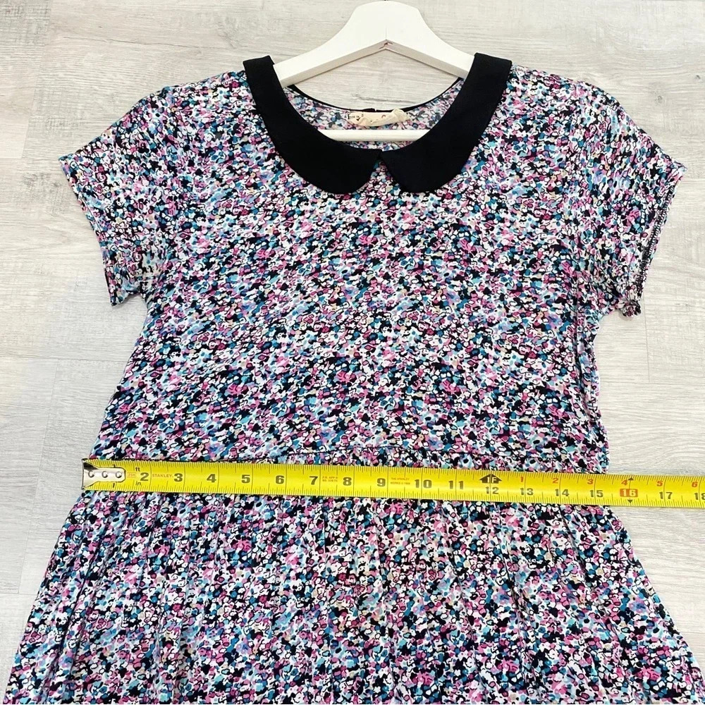 Urban Outfitters One & Only Babydoll Floral Dress Peter Pan Collar S - Picture 6 of 16